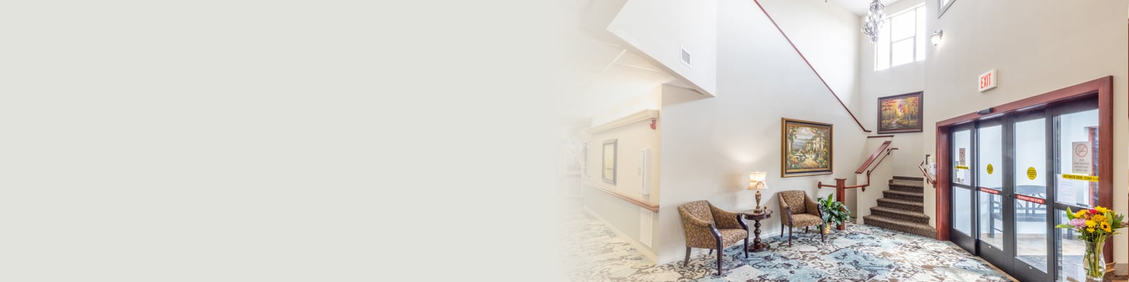 The lobby of St Peters