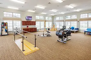 The rehab gym at Villages of St Peters
